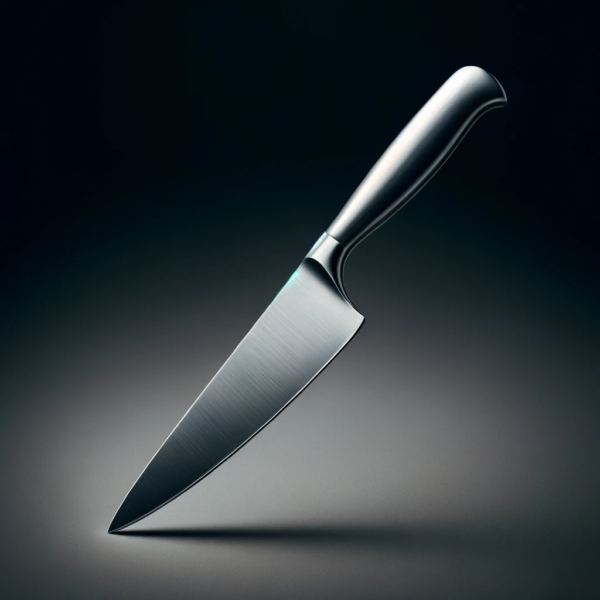 En sylvass kökskniv